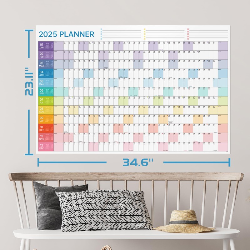 2025 Wall Calendar - Yearly Wall Calendar 2025, January 2025