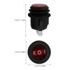 3 Pin Round Rocker Toggle ON/Off Waterproof 6A/250V SPDT Button
