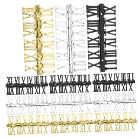 TEHAUX 12 pcs DIY Roman Numerals for Wall Clocks Replacement Clock Numbers Classic Design Sturdy Easy to Use and Install