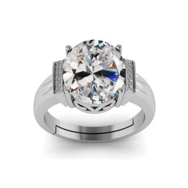 LMDPRAJAPATIS 9.00 Carat Natural Zircon Gemstone 925 Sterling Silver Ring Engegament,Valentine day, Wear For Girl And Women