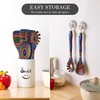 YUTFUBG Heat-Resistant Wood Cooking Utensils - 7pc Set, Eco-Friendly, Includes