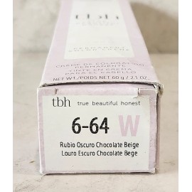 SCHWARZKOPF 6-64 W DARK BLONDE CHOCOLATE BEIGE  TBH Permanent  Color 2.1oz