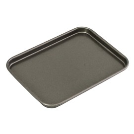 Bakemaster Baking Tray Non-Stick Individual Baking Tray, Grey, 40075