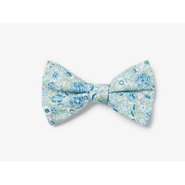 Express Men`s $49 Floral Liberty Fabric Cotton Bow Tie New