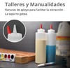 U Chef Juego de 6 Botellas de Plástico Exprimibles para