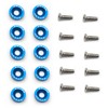 Zoucsj 20pcs J-D-M Billet Aluminum Fender Bumper Washer Bolt Engine