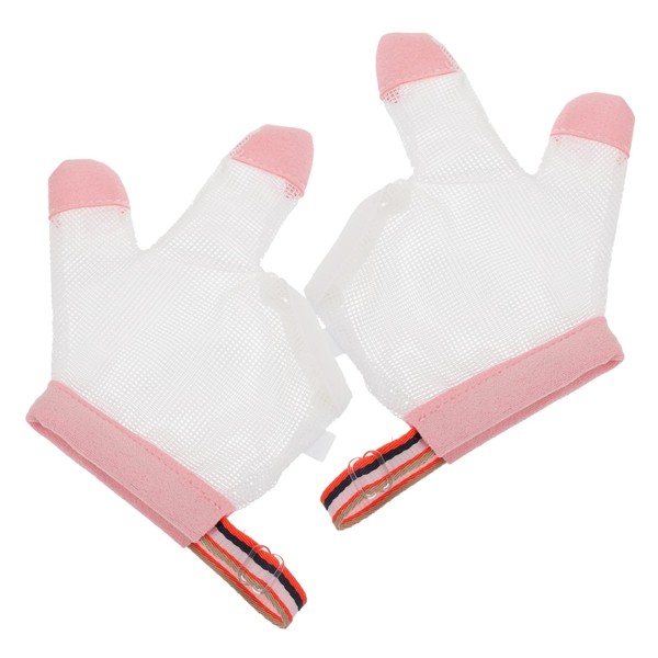 SUPVOX 1Pair Thumb Stop Gloves Comfortable Breathable Finger Guards for