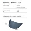 Helmet Visor Replacement for LS2 FF352/384/351/369/802 Full Face Helmet Motorcycle