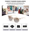 FEISEDY Classic Oversized Square Polarized Sunglasses Women Men UV400 Lenses
