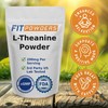 FitPowders L-Theanine Powder 100% Pure, Non-GMO, Vegan, Gluten Free Theanine