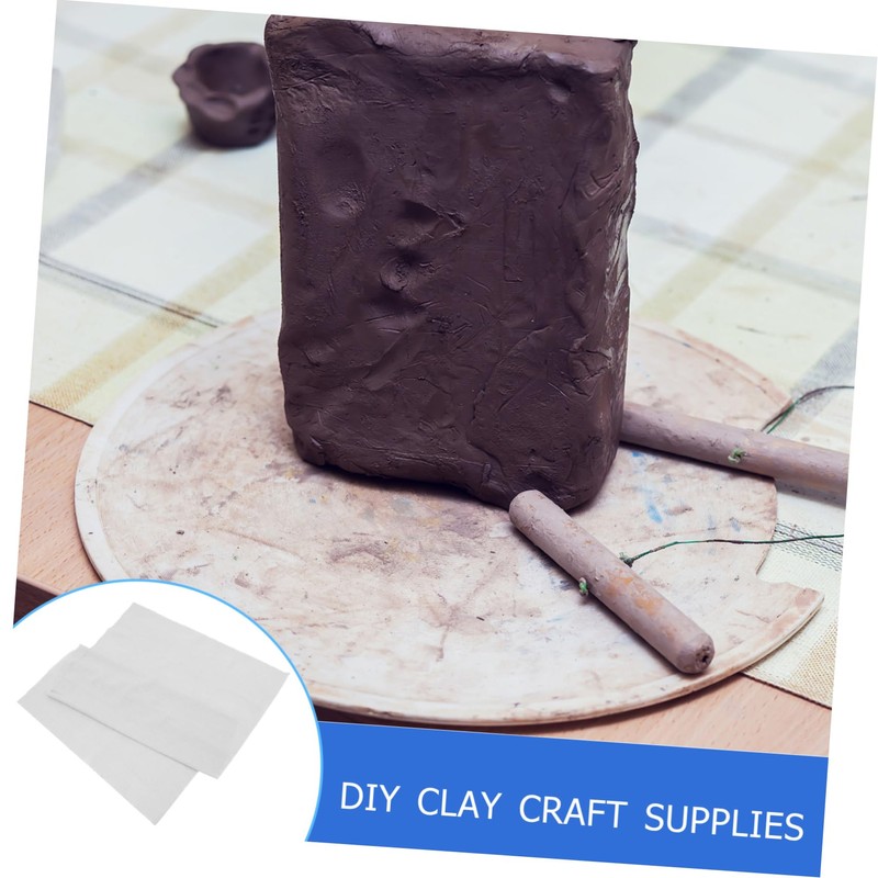 SHINEOFI Elegant Pottery Burlap Canvas Cotton Tablecloth Clay Sculpting Tools