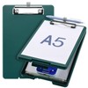 Meiikun Small Clipboard with Storage, A5 Clipboards with Pen Holder,