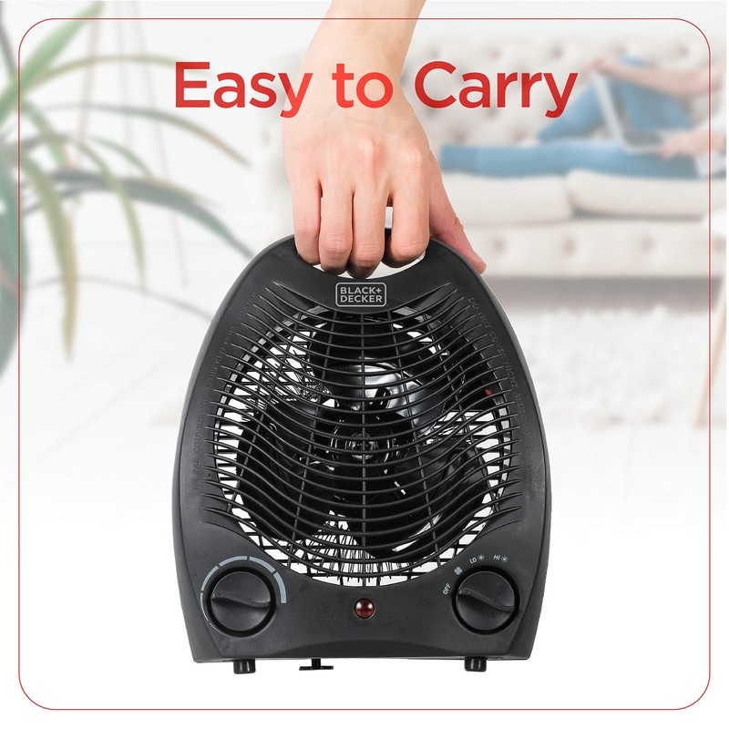BLACK+DECKER Personal Desktop Heater, Space Heater for Office Desk, Home