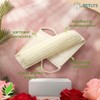 Juego Esponjas Exfoliantes Corporales Lufa Natural Almohadillas Guante Exfoliante Limpieza