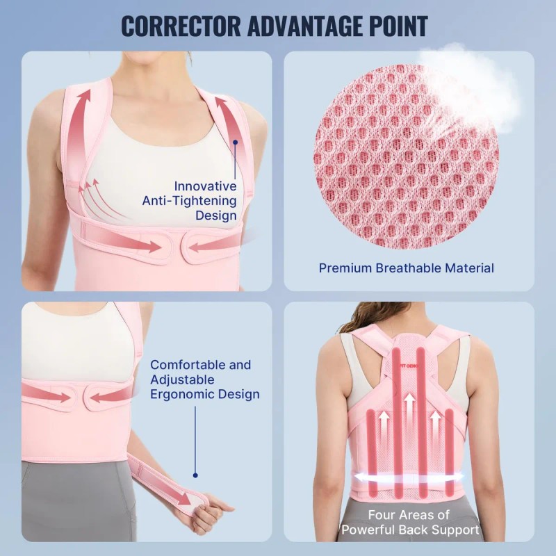 Chaleco Corrector De Postura Ortopédico Lumbar Unisex