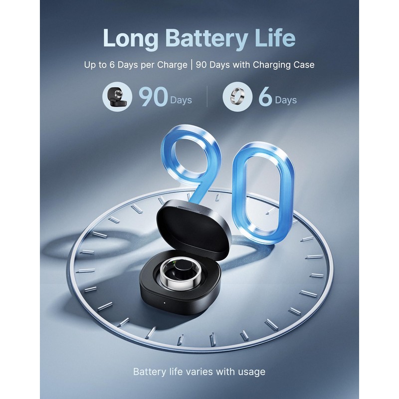 BOYACARE Smart Ring for Women/Men, Fitness Tracker Ring with Call