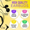 200 Pack Bulk Wired in-Ear Earphone Headphones with Microphone, Remote