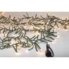49.5' Connectable Cluster Light Garland with 1,500 Warm White LED