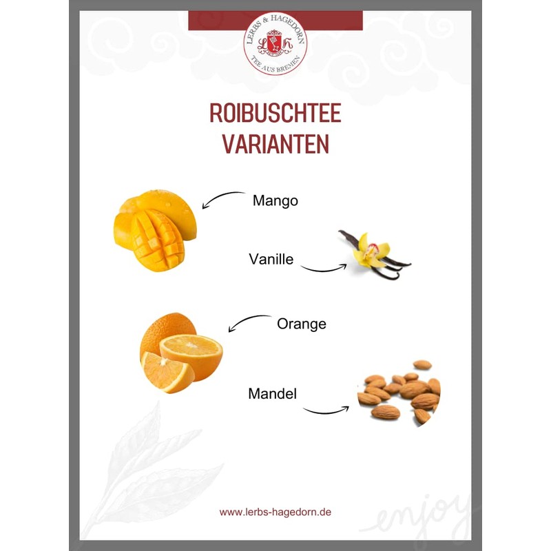 Lerbs & Hagedorn, Rooibos Tea Rooibusch Orange | 250 g