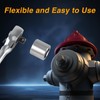 EVRBUL Stainless Steel Penta Socket 3/8" Drive 51/64" 5-Point Utility
