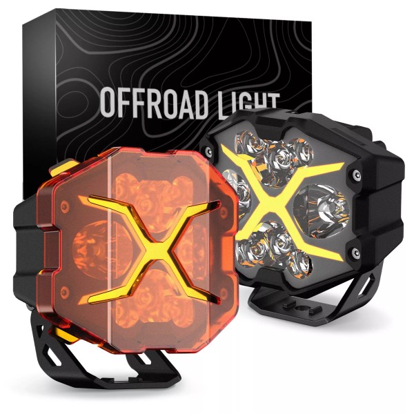 NOVSIGHT 4" LED Work Pods Driving Beam Lamp Off Road