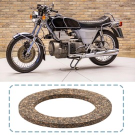 eMagTech Pack of 5 Motorcycle Fuel Cap Cork Seal 38.5 x 58 x 3 mm Compatible with Creids and Compatible with Hercules
