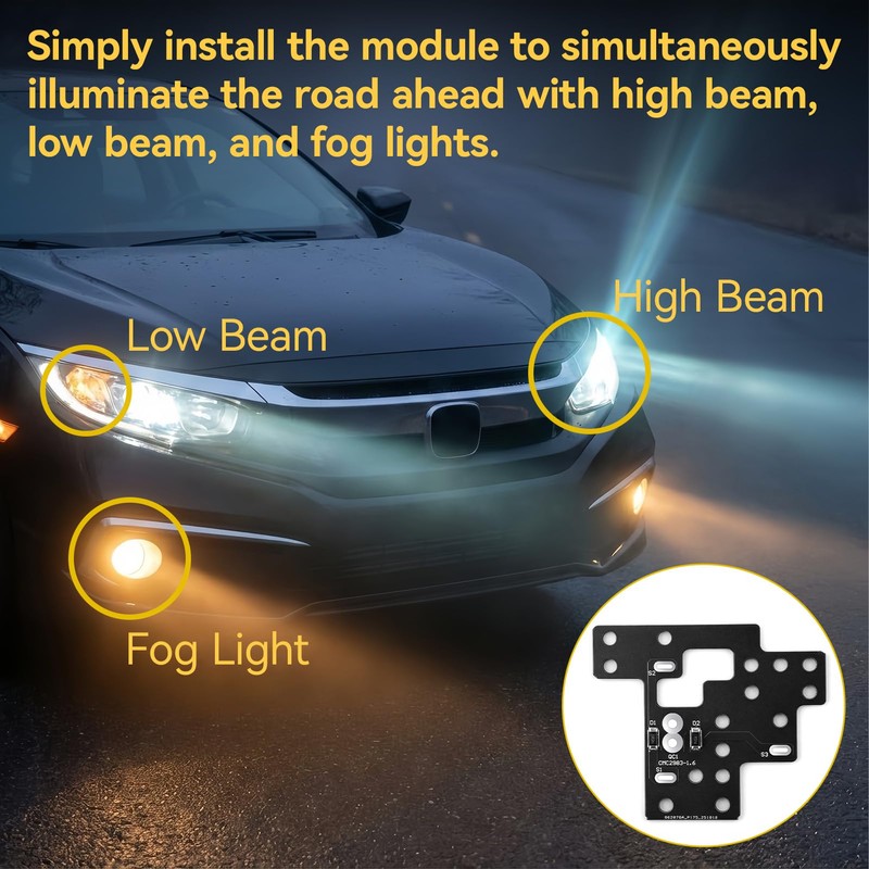 6 High Mod Lights Module for GM, Silverado Sierra 1500/2500/3500