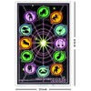 Signs of The Zodiac - Blacklight Poster - Flocked -
