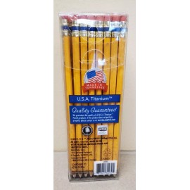 USA Titanium U.S.A. TITANIUM Premium Wood #2 HB Pencils 48-ct GKB65