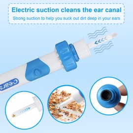 Electric Ear Wax Removal Kit, Automatic Vacuum Ear Wax Removal Kit for All Ages, Smart Ear Wax Removal Tool, Removes Ear Wax Quickly and Easily, Plus Cleaning Brush