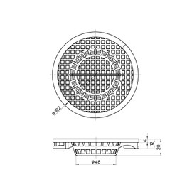 SANEI PH3960 Bath Drain Waste Catcher for Unit Bath, Fixed Lock, Diameter 4.0 inches (102 mm)