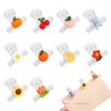 Eyeball Clips, 10 Pieces, Double Clips, Plastic Clips, Book Clips,