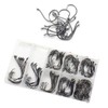 FOLANDO 150 PCS Fish Hooks, Eyed Sea Fish Hooks Carp