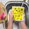 Retro Kitchen Compostable Sponge Cloth - Bees, 1 Cloth