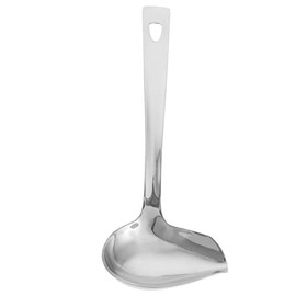OSALADI Stainless Steel Oil Ladle Pouring Rim Canning Ladle Soup Scoop Sauce Pouring Dipping Spoon for Kitchen Cooking Tool Gravies and Dressings