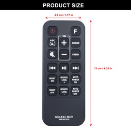 Beyution AKB74815376 Replacement Remote Control Compatible with LG SoundBar System SJ3 SH4 SH4D SPJ4B-W SPJ4B-W SPH5B-W