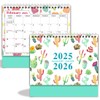 SGERUFZ 1 x Wall Calendar 2025/26 Calendar 2025/26 Family Planner July December Family Calendar with Year Planner 2025 2026 Couple Calendar