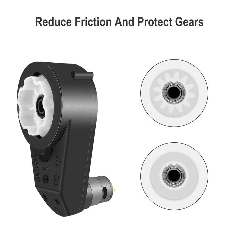12V 550 40000RPM High Speed Steel Gears Motor Gearbox for