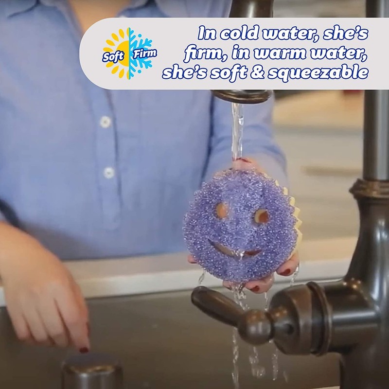Scrub Daddy Dual Sided Sponge and Scrubber - Scrub Mommy