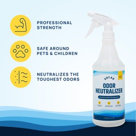 SOCAR - Odor Neutralizer Eliminates odors for Home, Office, Gym, Car. Eliminates Odors from Pets, Cooking, Sports Gear, Urine, Vomit & Unwanted, Strong Odors 32oz Liquid Spray