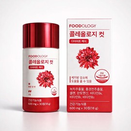 Foodology Coleology Cut PRO 600mg x 30 tablets Red Bucket Diet + 3 Enzymes Foodology Coleology Cut 30 tablets / 푸드올로지 콜레올로지 컷 PRO 600mg x 30정 빨간통다이어트 + 효소3개 푸드올로지 콜레올로지컷 30정