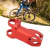 Bike Stem Red Aluminum Alloy Mountain Bike Handlebars Negative 17