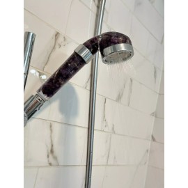 CaNatureLover Moonstone Crystal Shower Head / Natural Crystal Shower Head / Gemstone Shower