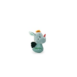 Lilliputiens - Mini rattle Joe the Dragon - Sensory early development toy for babies - Promotes vision, hearing and motor skills - Perfect from birth - Soft, fun cuddly toy - 83480