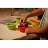 CaliBowl Non-Spill Plastic Bowl Set - 20oz Reuseable Kitchen Bowls