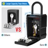 NEWIROVE Large Key Safe Wall Mounted & Hanging Key Cabinet