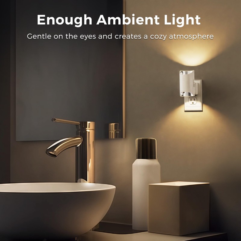 L LOHAS LED Night Light, Night Lights Plug into Wall,