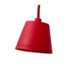 MiniSun - Contemporary ES E27 Red Designer Ceiling Suspension Rose