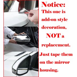 JUMBOMOTOR Glossy Black Style Side Door Handle and Rearview Mirror Cover Trims Fit for Dodge Magnum and Chrysler 300 2005-2008