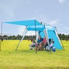 8.2'x8.2' Pop Up Canopy, 2023 Upgraded Outdoor Canopy, Portable Instant